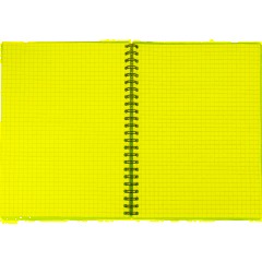 Бизнес-тетрадь Тетрадь Attache Neon А5 80л кл.спираль, обл.пластик, розовый - фото 6