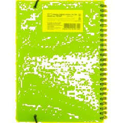 Бизнес-тетрадь Тетрадь Attache Neon А5 80л кл.спираль, обл.пластик, розовый - фото 9