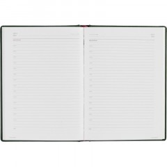 Ежедневник недатированный А5+ Velvet, темно-зеленый 3-115/24 - фото 17