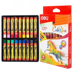 Пастель масляная Deli ColoRun 18 цв/наб EC20210 Пастель масляная Deli ColoRun 18 цв/наб EC20210 - фото 4