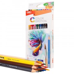 Карандаши акварельные Deli Color Emotion липа 12 цв/наб EC00700 Карандаши акварельные Deli Color Emotion липа 12 цв/наб EC00700 - фото 6