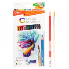 Карандаши акварельные Deli Color Emotion липа 12 цв/наб EC00700 Карандаши акварельные Deli Color Emotion липа 12 цв/наб EC00700 - фото 8