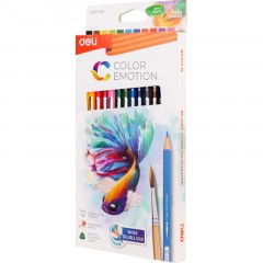 Карандаши акварельные Deli Color Emotion липа 12 цв/наб EC00700 Карандаши акварельные Deli Color Emotion липа 12 цв/наб EC00700 - фото 9