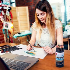 Карандаши акварельные Deli Arte Nuevo липа 72 цв/наб мет.туб. 68114 Карандаши акварельные Deli Arte Nuevo липа 72 цв/наб мет.туб. 68114 - фото 8