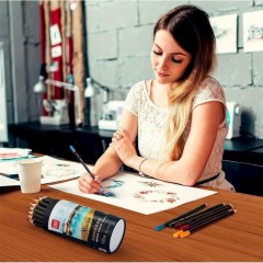 Карандаши акварельные Deli Arte Nuevo липа 72 цв/наб мет.туб. 68114 Карандаши акварельные Deli Arte Nuevo липа 72 цв/наб мет.туб. 68114 - фото 9
