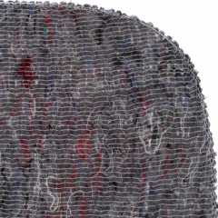 Тряпка для пола AZUR хлопковая серая большая 60х75см Тряпка для пола AZUR хлопковая серая большая 60х75см - фото 3