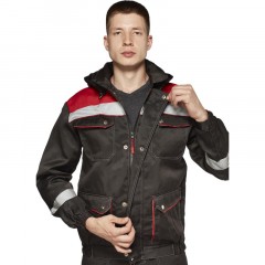 Костюм рабочий летний муж.Антей СОП черн/красн (КПК) 48-50 (96-100)/182-188 Костюм рабочий летний муж.Антей СОП черн/красн (КПК) 48-50 (96-100)/182-188 - фото 9