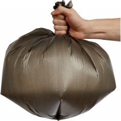 Мешки для мусора ПНД 30л 10мкм 30шт/рул черные 48х58см Luscan - фото 3