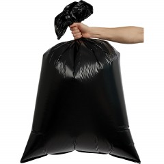 Мешки для мусора ПВД 120л 35мкм 20шт/рул черные 68х110см Luscan - фото 3