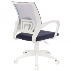 Кресло VB_Бюрократ CH-W695NLT тем-сер TW-04 TW-12 сетка/ткань пластик белый - фото 4