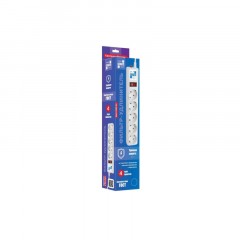 Сетевой фильтр Power Cube B 3.0 м 5 роз (белый) 10А/2,2кВт (SPG-B-10-WHITE) Сетевой фильтр Power Cube B 3.0 м 5 роз (белый) 10А/2,2кВт (SPG-B-10-WHITE) - фото 5