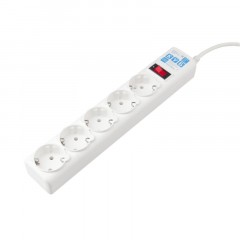 Сетевой фильтр Power Cube B 5.0 м 5 роз (белый) 10А/2,2кВт(SPG-B-15-WHITE) Сетевой фильтр Power Cube B 5.0 м 5 роз (белый) 10А/2,2кВт(SPG-B-15-WHITE) - фото 2