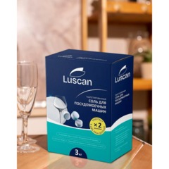 Соль для посудомоечных машин Luscan таблетированная 3кг - фото 6