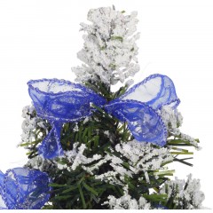 Елка , с декором, синий L20 W20 H30 см 237300 - фото 3