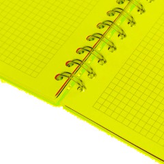 Бизнес-тетрадь Attache А4,100л,кл,спир,обл.пластик,с разделителями,голубой - фото 11