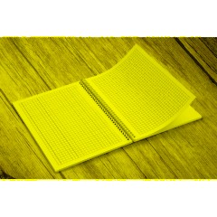 Бизнес-тетрадь Attache А6,100л,кл,спир,обл.пластик,с разделителями,голубой - фото 15