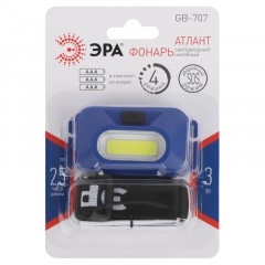 Фонарь налобный ЭРА GB-707 Атлант 3 режима, 5 Вт, COB, 3хААА Б0052749 Фонарь налобный ЭРА GB-707 Атлант 3 режима, 5 Вт, COB, 3хААА Б0052749 - фото 5