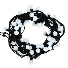 Гирлянда светодиодная Мультишар O23 мм, 10м,80LED, пост.свеч.,бел 303-595 Гирлянда светодиодная Мультишар O23 мм, 10м,80LED, пост.свеч.,бел 303-595 - фото 2