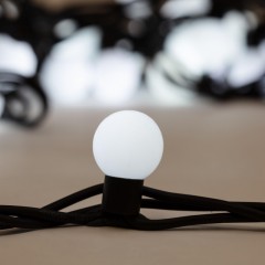 Гирлянда светодиодная Мультишар O23 мм, 10м,80LED, пост.свеч.,бел 303-595 Гирлянда светодиодная Мультишар O23 мм, 10м,80LED, пост.свеч.,бел 303-595 - фото 3