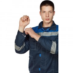 Костюм рабочий летний муж. л20-КПК син/вас (р.48-50) 182-188 (Арсенал-СП) Костюм рабочий летний муж. л20-КПК син/вас (р.48-50) 182-188 (Арсенал-СП) - фото 9