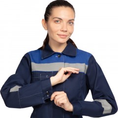 Костюм летний жен. л20-КБР син/вас (р.40-42) 170-176 (Арсенал-СП) Костюм летний жен. л20-КБР син/вас (р.40-42) 170-176 (Арсенал-СП) - фото 10