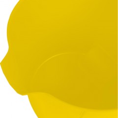 Ведро FBK 15л желтое, армир. пластик противоударный, круглое, 80101-4 - фото 4