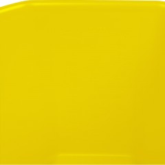 Ведро FBK 15л желтое, армир. пластик противоударный, круглое, 80101-4 - фото 5