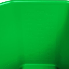 Ведро FBK 15л зеленое, армир. пластик противоударный, круглое, 80101-5 - фото 5