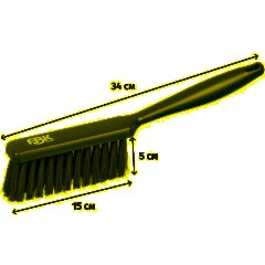 Щетка сметка FBK 340х35мм мягкая красная 10254-3 - фото 2