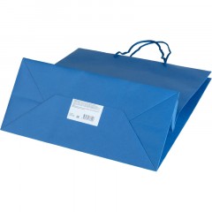 Пакет подарочный Porta,большой,синий,35x35x16см,картон,13223.44 Пакет подарочный Porta,большой,синий,35x35x16см,картон,13223.44 - фото 5