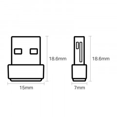Сетевой адаптер WiFi TP-Link Archer T2U NANO AC600 USB 2.0 - фото 5