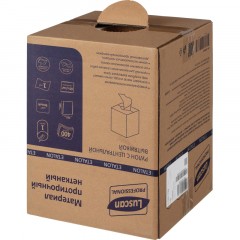 Материал протирочный нетканый Luscan Professional 60г 32х38см 400л/рул бел - фото 6