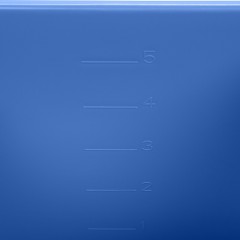 Ведро FBK 6л синее, с мерной шкалой, прямоугольное 26x19x21,5 см., 91027-2 - фото 4