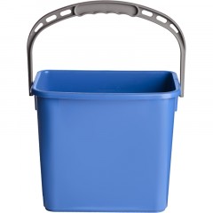 Ведро FBK 6л синее, с мерной шкалой, прямоугольное 26x19x21,5 см., 91027-2 - фото 5