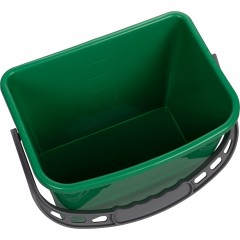 Ведро FBK 6л зеленое, с мерной шкалой, прямоугольное26x19x21,5 см., 91027-5 - фото 2