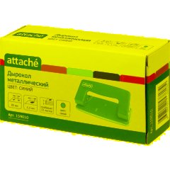 Дырокол ATTACHE 6304 до 10л., металл., синий - фото 3