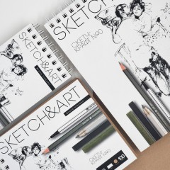 Скетчбук SKETCH&ART 105х220мм 100л ЛЕГКИЙ КРАФТ 70г на гребне 1-100-561/03 Скетчбук SKETCH&ART 105х220мм 100л ЛЕГКИЙ КРАФТ 70г на гребне 1-100-561/03 - фото 2