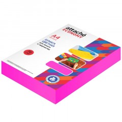 Бумага цветная (малиновый неон), 70г, А4, 500 л
