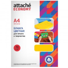 Бумага цветная (оранжевый неон), 70г, А4, 500 л Бумага цветная (оранжевый неон), 70г, А4, 500 л - фото 2