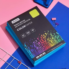 Бумага цветная Attache (голубой интенсив), 80г, А4, 500 л - фото 5