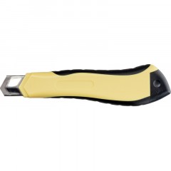 Нож канцелярский 18 мм КОМУС , с фиксатором, мет.направл.цв. в ассорт. - фото 7