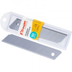 Лезвие запасное для ножей КОМУС 18мм 10шт./уп. пласт.футляр - фото 3