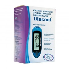 Глюкометр Система контроля уровня глюкозы в крови Diacont (Компакт) 3588 - фото 2