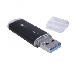 Флеш-память Silicon Power Blaze B02 64GB USB 3.2, черный, пластик Флеш-память Silicon Power Blaze B02 64GB USB 3.2, черный, пластик - фото 2
