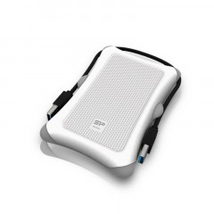 Портативный HDD Silicon Power Armor A30 1 TB USB 3.2, белый, резина Портативный HDD Silicon Power Armor A30 1 TB USB 3.2, белый, резина - фото 3