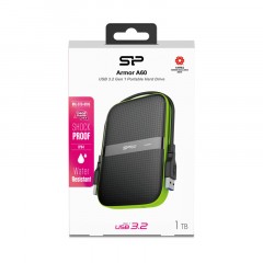 Портативный HDD накопитель Silicon Pow.Arm. A60 1TB чер.пласт - фото 2