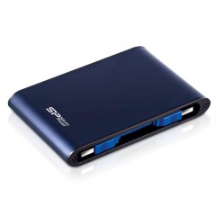 Портативный HDD Silicon Power Armor A80 1 TB USB 3.2, синий, металл - фото 2