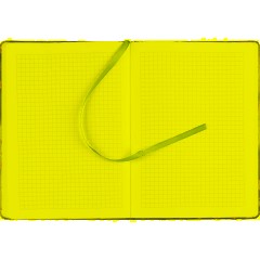 Блокнот Floral А5 96л. клетка, обл. тв.лам.картон, сшивка,резинка,зелен - фото 8