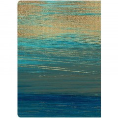 Блокнот Gold Collection А5 96л,клетка,обл.тв.картон,сшивка,резинка.гол - фото 5