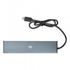 Разветвитель USB C Digma HUB-7U3.0-UC-G 7порт. серый - фото 3